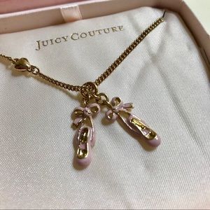 Juicy Couture Ballet Slippers Necklace